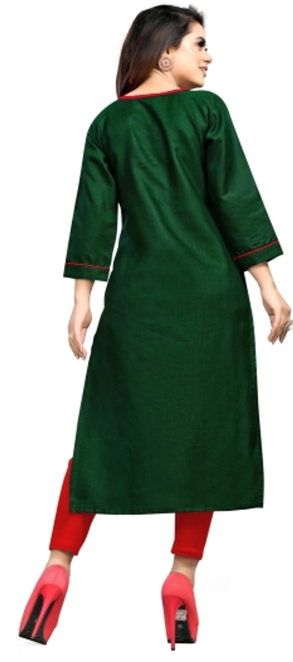 SHIVA Womens Soldi Kurtis - Dark Green, Xxl