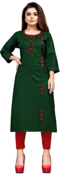 SHIVA Womens Soldi Kurtis - Dark Green, Xxl