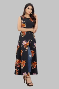 SHIVA Women Kurti Floral - L