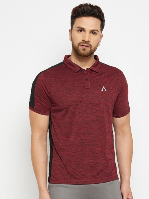 SHIVA Solid Men T Shirt - Maroon, Xl