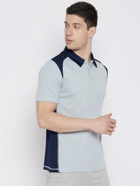 SHIVA Solid Men T Shirt - Light Grey, Xxl