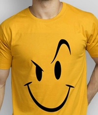 SHIVA Printed Men Yellow T-Shirt - Yellow, M