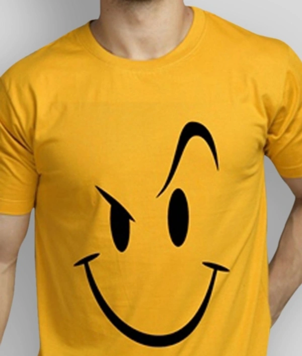 SHIVA Printed Men Yellow T-Shirt - Yellow, Xl