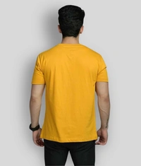 SHIVA Printed Men Yellow T-Shirt - Yellow, Xl