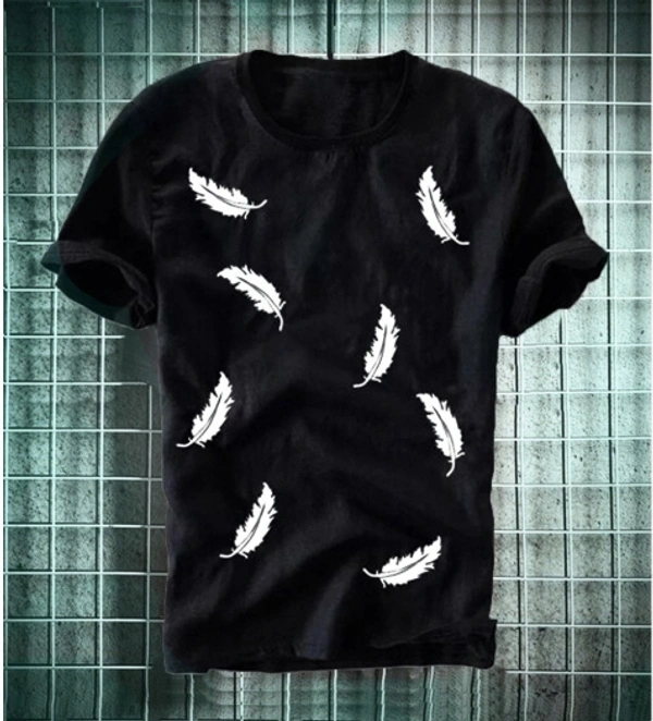 SHIVA Solid Men Black T-Shirt - Black, Xl