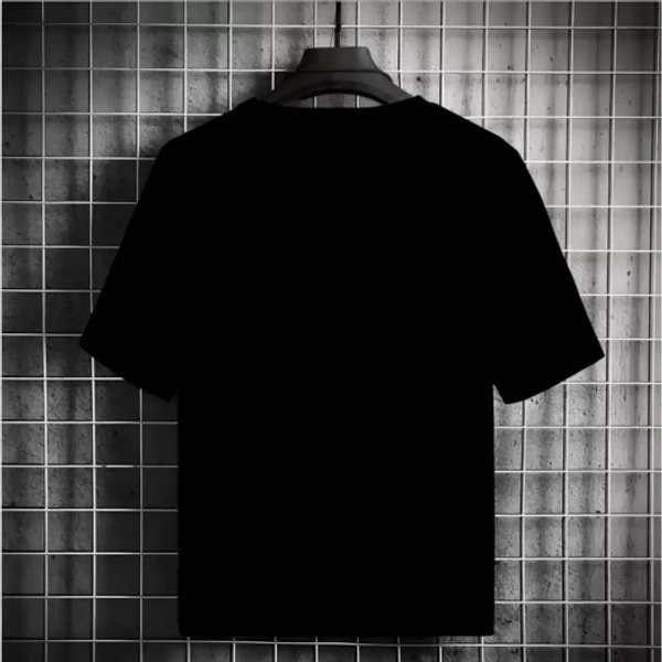 SHIVA Printed Men Black T-Shirt - Black, L