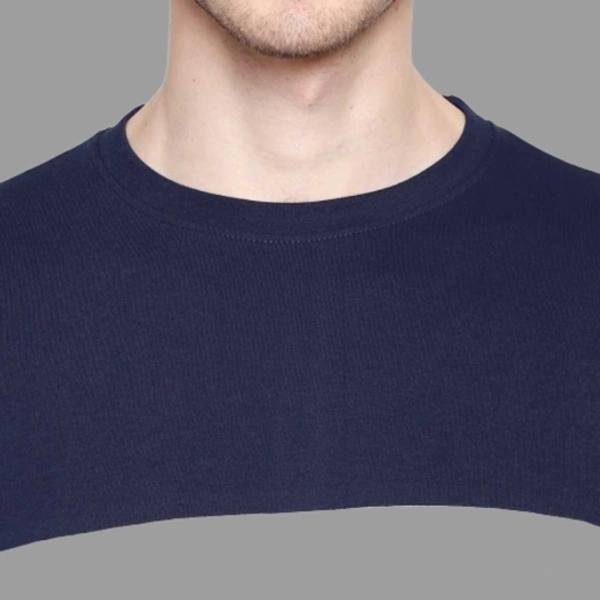 SHIVA Color Block Men Blue, Grey T-Shirt - L