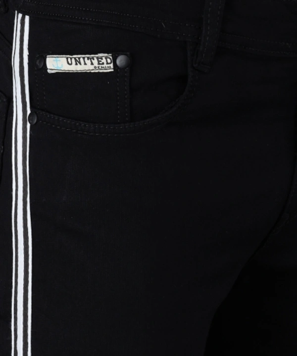 SHIVA UNITED DENIM Slim Men Black Jeans - 28