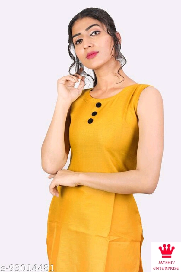 Shiva Aagyeyi Drishya Kurtis - Yellow, Xl