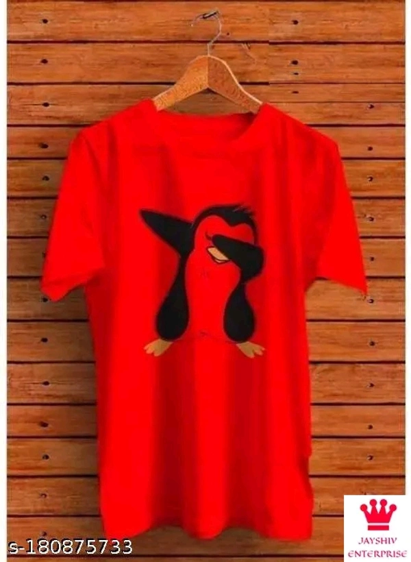 SHIVA Classic Glamorous Men Tshirts - Red, S