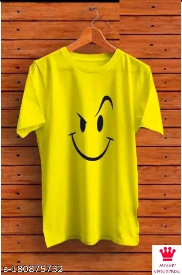 SHIVA Classic Glamorous Men Tshirts - Yellow, M