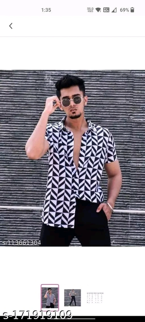 SHIVA Comfy Modern Men Shirts - L