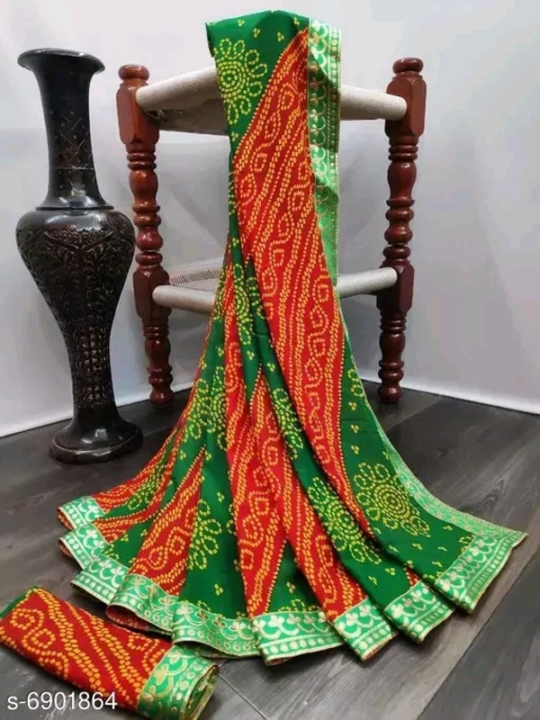 SHIVA Adrika Petite Sarees - Teal, Free Size
