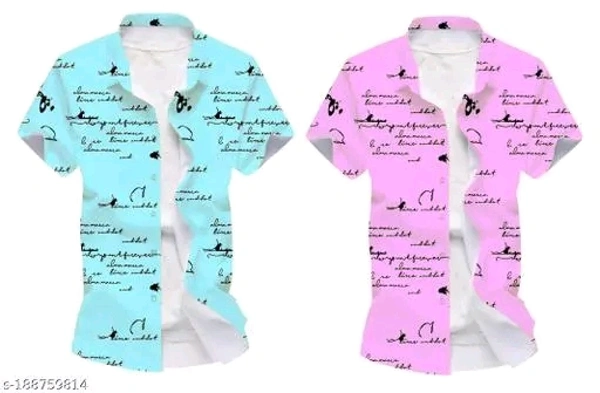 SHIVA Fancy designer Men Shirts COMBO - XL