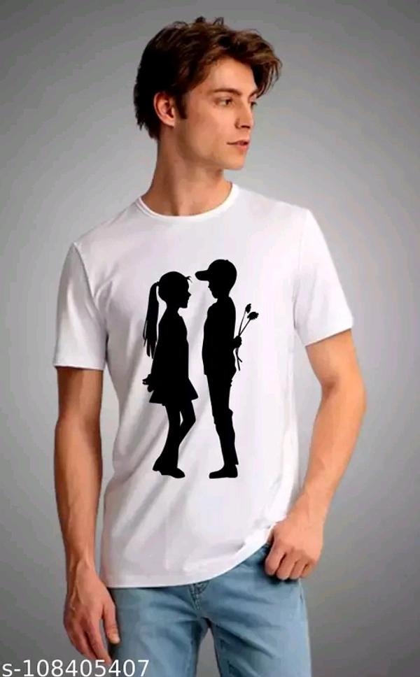 SHIVA Mens Tshirt - White, L