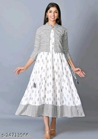 SHIVA Trendy Drishya Kurti - M