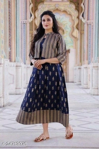 SHIVA Trendy Drishya Kurti - M