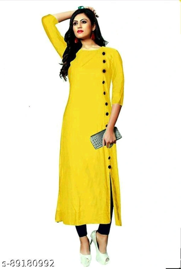 SHIVA Trendy Sensational Kurti - Black, XL