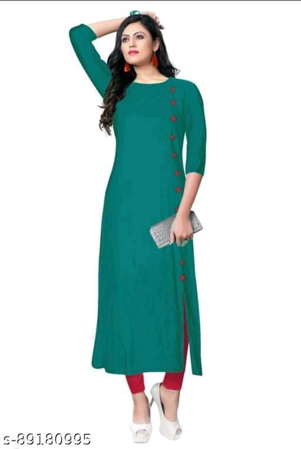 SHIVA Trendy Sensational Kurti - Red, M