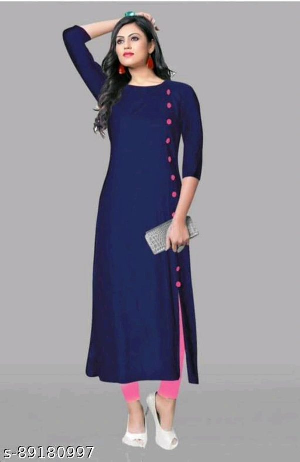 SHIVA Trendy Sensational Kurti - Yellow, L
