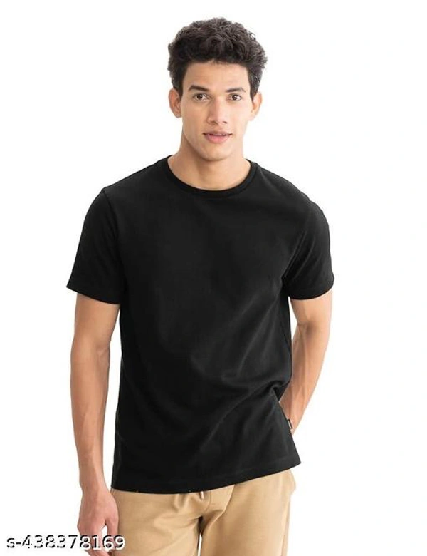 Jostify Trendy T Shirts - Black, M