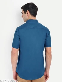 Trendy Men’s Shirt - Blue, XXL