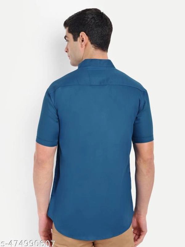 Trendy Men’s Shirt - Blue, XXL