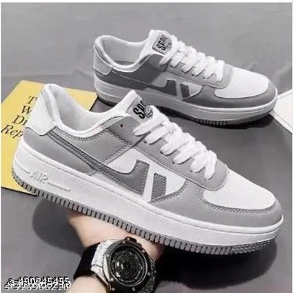 Classy Men Sneaker - White, IND-7