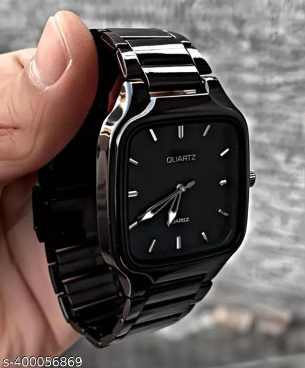 Men’s Analog Watch - Black, Free Size