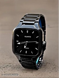 Men’s Analog Watch - Black, Free Size