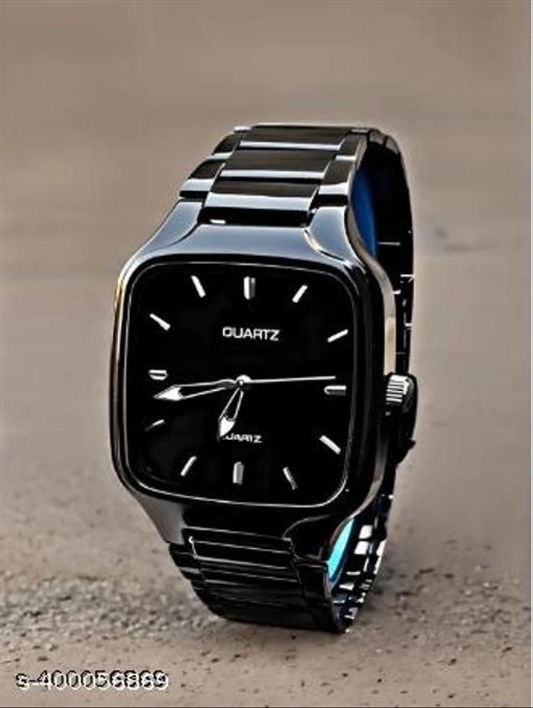Men’s Analog Watch - Black, Free Size