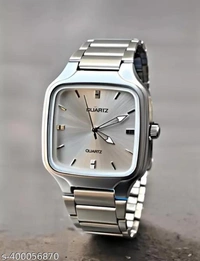 Men’s Analog Watch - Silver, Free Size