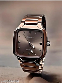 Men’s Analog Watch - Maroon, Free Size