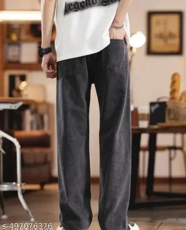 Men Loose Fit Jeans - Dorado, 32