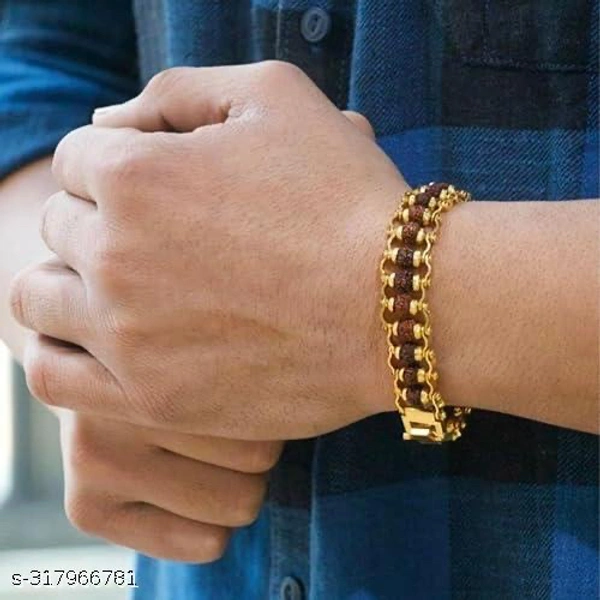Trendy Men’s Bracelet  - Free Size