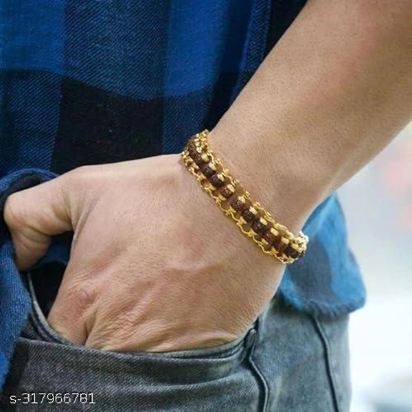 Trendy Men’s Bracelet  - Free Size
