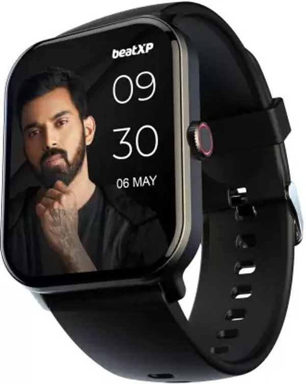 beatXP Marv Neo 1.85'' HD Display Bluetooth Calling Smart Watch, Health Tracking & IP68 Smartwatch  (Electric Black Strap, Free Size)