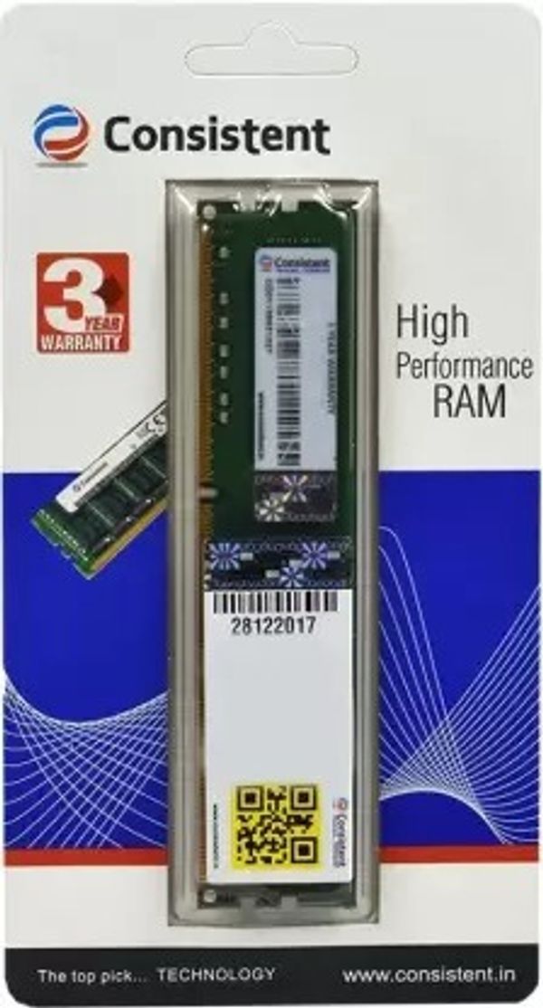 Consistent DDR3 DDR3 4 GB (Single Channel) PC (Desktop 4GB DDR3)