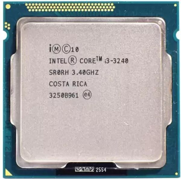 Intel i3 (3240) 3rd Gen Processor for H61 Chipset Motherboards & LGA Socket Type 1155 3.4 GHz LGA 1155 Socket 2 Cores Desktop Processor  (Silver)