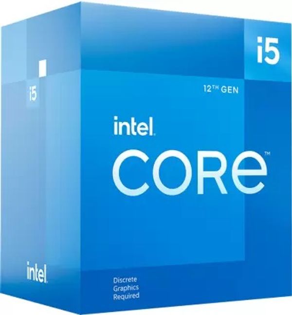 Intel i5-12400F 4.4 GHz Upto 4.4 GHz LGA1700 Socket 6 Cores 12 Threads Desktop Processor  (Blue)