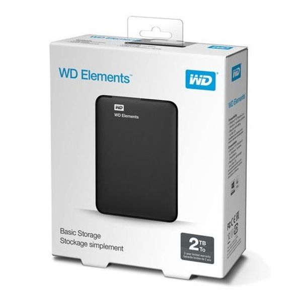 Western Digital  Western Digital WD 2TB Elements Portable Hard Disk Drive