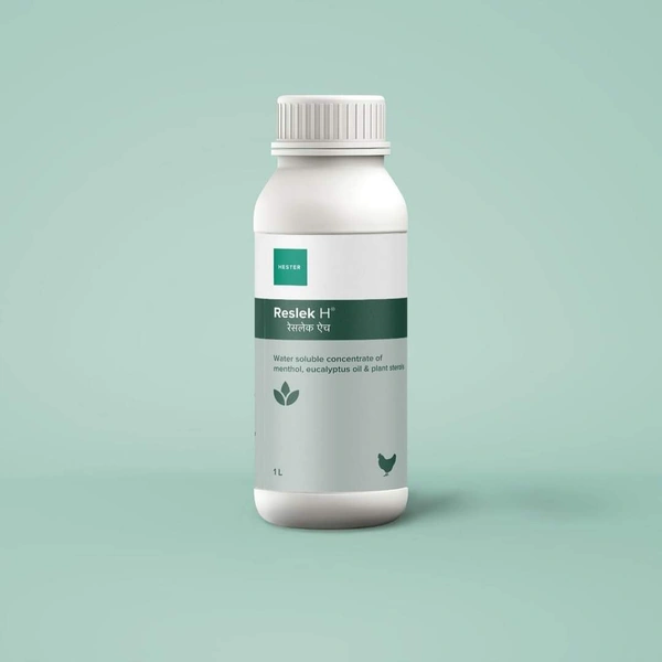 Reslek H - Water soluble concentrate rich in Menthol, Eucalyptus Oil & Plant Sterols By Hester - 1 Ltr