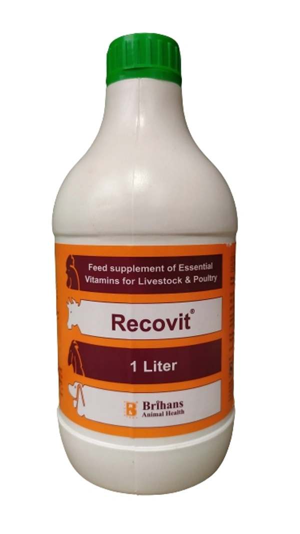 Recovit - Feed Supplement of Essential Vitamin for Livestock & Poultry By Brihans Laboratories.