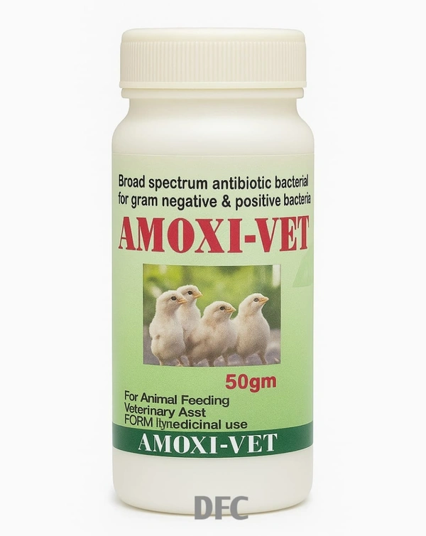 Amoxicillin water soluble100mg by Yasai International Amoxi Vet - 50 gm