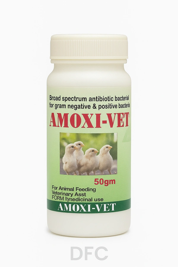 Amoxicillin water soluble100mg by Yasai International Amoxi Vet - 50 gm