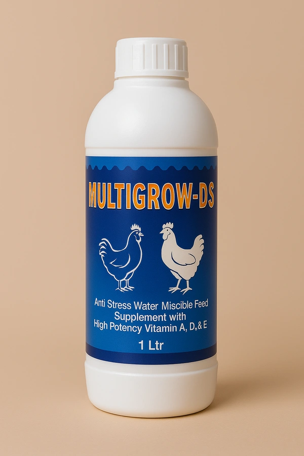 Multigrow - DS - Multivitamin for Livestock And Poultry by Ably Pharma Vet - 1 Ltr