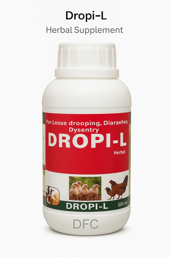 For diareahea control and loose drooping by Yasai International Dropi-L - 1 ltr