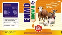 Growth tonic and energy booster by Ably Vet Emmo Grow H - 1 ltr
