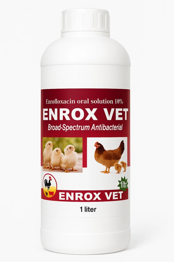 Enrofloxacin oral solution 10% by Yasai International Enrox Vet - 1 ltr