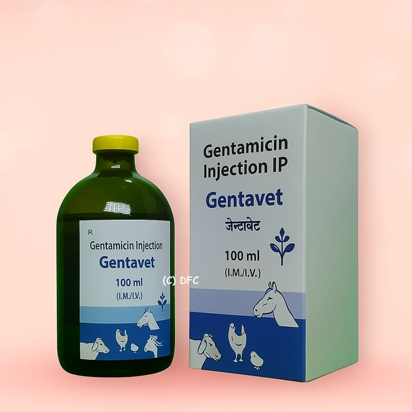 Gentamicin Injection IP by Vets Gentavet - 100 ml